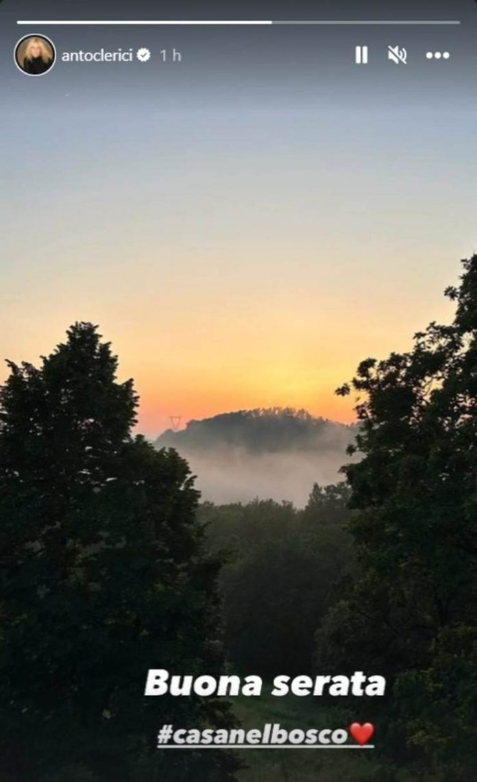 Antonella Clerici Limmagine Della Sua Casa Nel Bosco Incanta