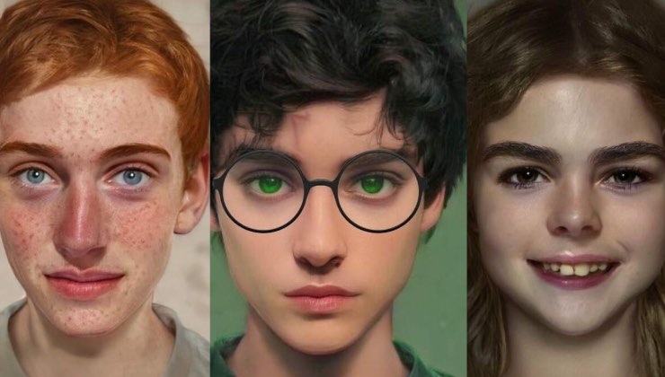 L'intelligenza artificiale ricrea il cast di Harry Potter basandosi sui libri